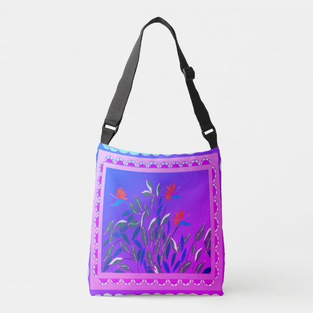 Baja Bird of Paradise Crossbody Bag Axelväska (Framsida)
