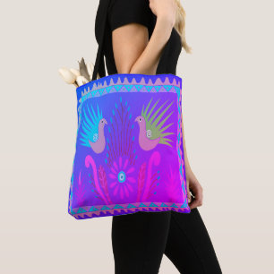 Baja Birds Tote Bag Tygkasse