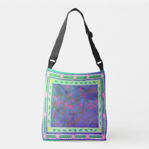Baja Bougainvillea Vintage Crossbody Bag Axelväska