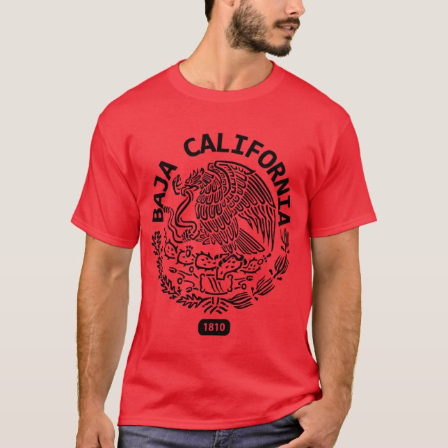 BAJA CALIFORNIA MEXICO T-SHIRT (Framsida)