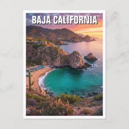 Baja California Mexico Travel Vykort
