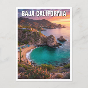 Baja California Mexico Travel Vykort