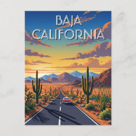Baja California Mexico Travel Vykort
