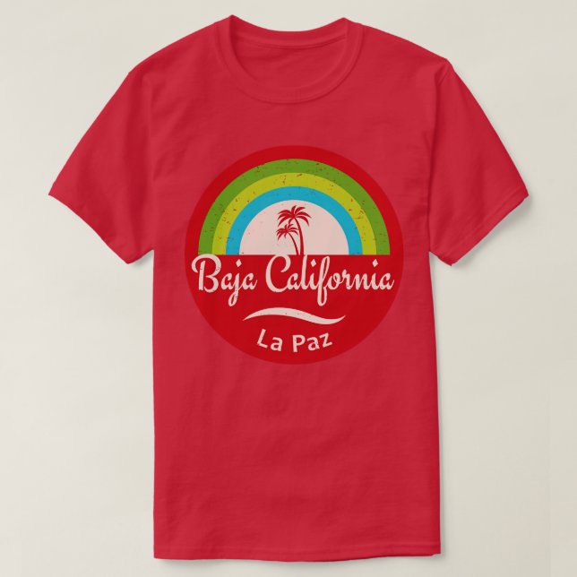 Baja California Mexiko T Shirt (Design framsida)