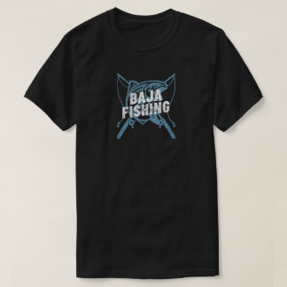 Baja Fishing logotyp stil T Shirt