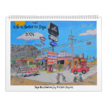 Baja Illustrations av Kristin Calendars