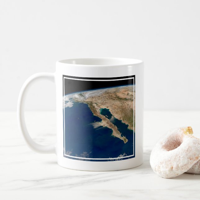 Baja Kalifornien och Stilla Kusten i Mexiko. Kaffemugg (Med munk)
