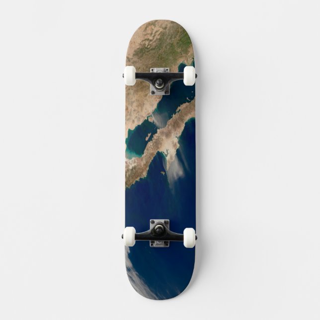 Baja Kalifornien och Stilla Kusten i Mexiko. Mini Skateboard Bräda 18,5 Cm (Framsida)