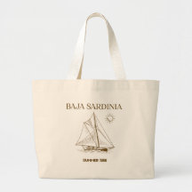 Baja Sardinia Canvas Tote Bag - Lyxig Yachtkläder
