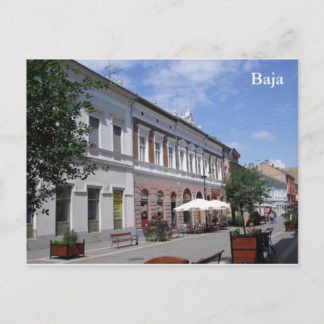 Baja - Ungern Vykort (Framsida)