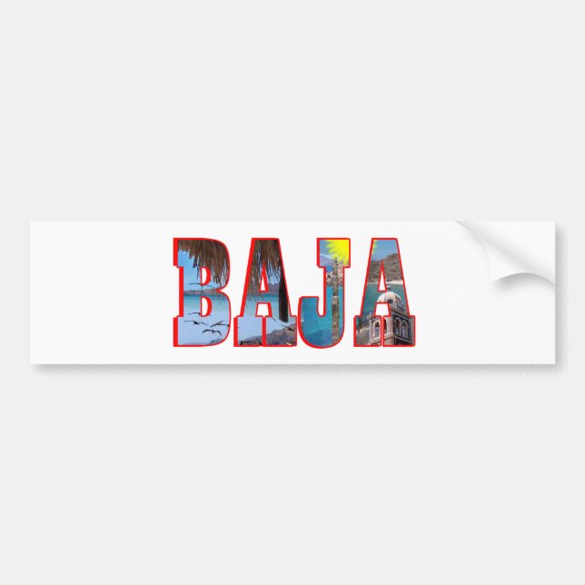 Baja vykort bildekal (Framsidan)