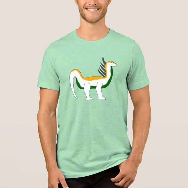 Bajadasaurus Dino Vuxen  T Shirt (Framsida)