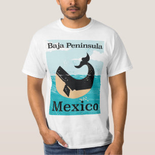 bajapeninsulan Mexico reser affischen Tee Shirt