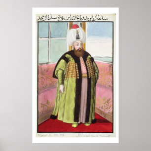Bajazet (Bayezid) II (c.1447-1512), kallad "Adli", Poster