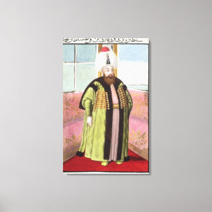 Bajazet (Bayezid) II (c.1447-1512) kallade "Adli", Canvastryck