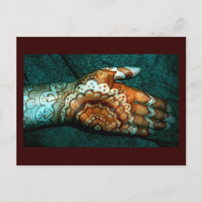 Bajidoo Henna Tattoo Work Vykort (Framsida)