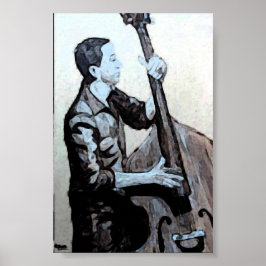 Bajista Hombre O Indian bläck Artwork Impresiones Poster