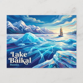 Bajkalsjön Ryssland Vykort