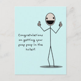 Bajsa Bajsa i Toaletten Vykort