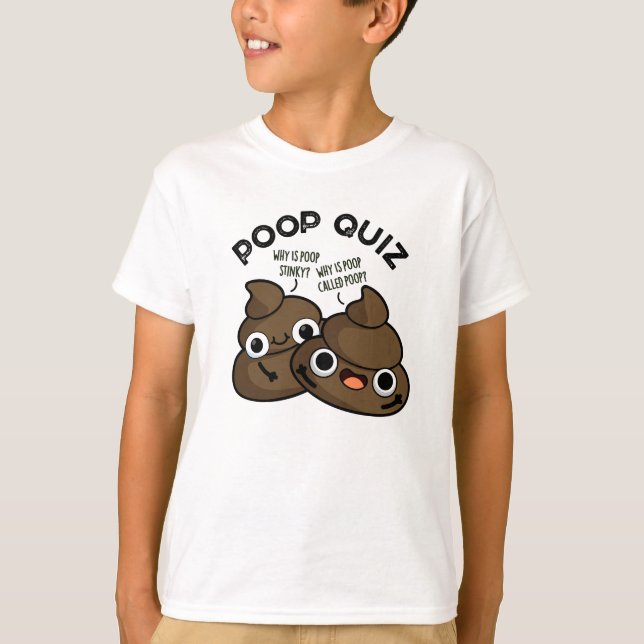 Bajskviz Rolig Bappun  T Shirt (Framsida)