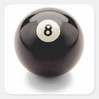 Bak 8 bollen åtta slå samman biljardklistermärkear