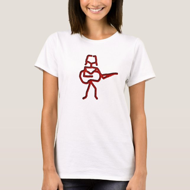 BAK-damer T - gitarr Tee (Framsida)