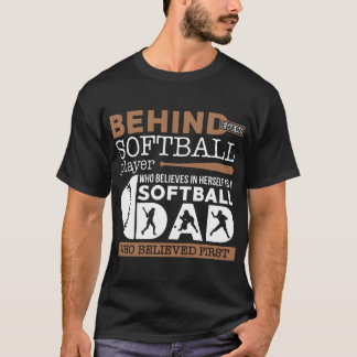 bak softballpappat-skjortor t shirt