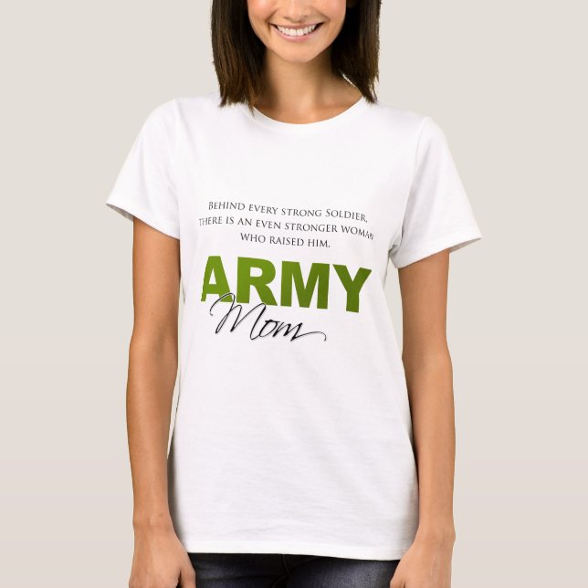 Bak varje stark soldat 2 t-shirt (Framsida)