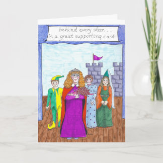 Bak varje stjärna är en underbar understödja cast tack kort