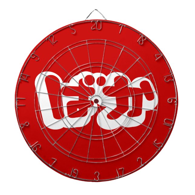 BAKA ば か ~ Fool i japanska Hiragana-skript Darttavla (Framsidan)