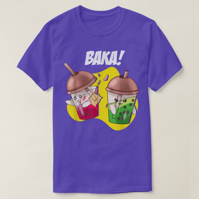 Baka Japan Manga Japansk Art Anime Otaku Kawaii B T Shirt (Design framsida)