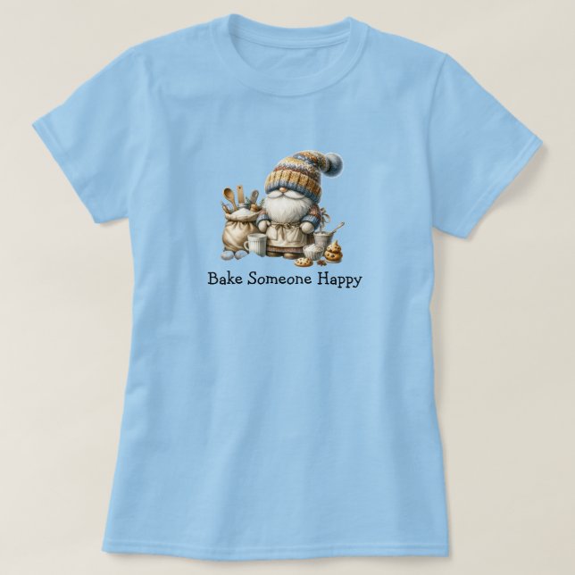 Baka någon glad  t shirt (Design framsida)