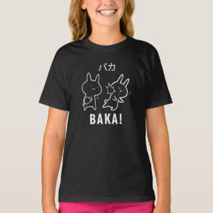 Baka Rabbit Funny Japanska ord för Anime älskare T Shirt