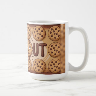 Baka ut kaka kaffemugg