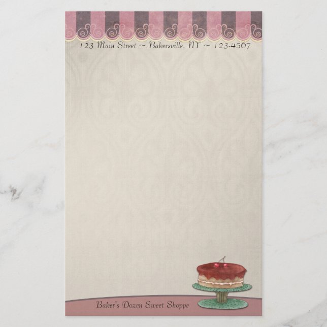 Bakad godabrevpapper brevpapper (Framsida)