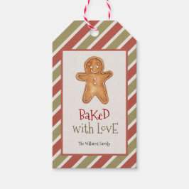 Bakad med Kärlek Juletiketter Presentetikett