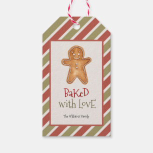 Bakad med Kärlek Juletiketter Presentetikett
