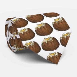 Bakad potatis med smör potatis Skriv ut fodie Tie Slips