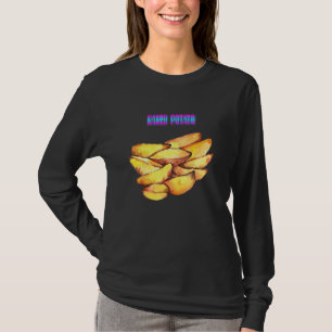 Bakad potatis, vegetabilisk potatis, fin t shirt