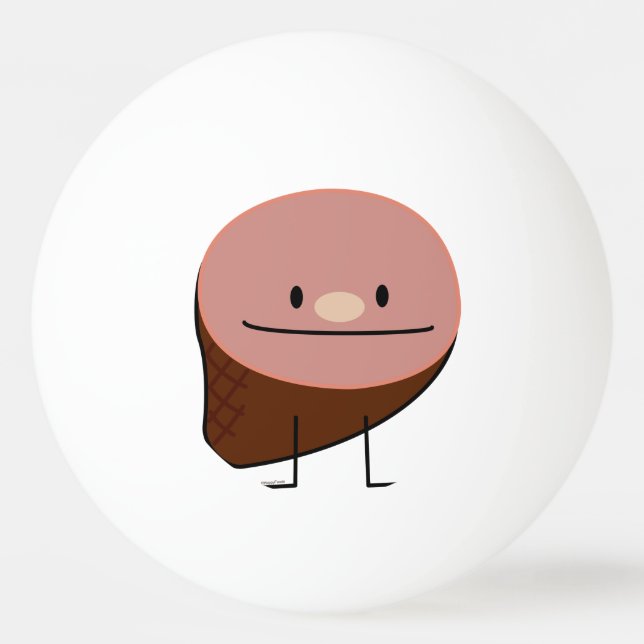 Bakad rökt gris för skinkahelgdagprotein honung pingisboll (Framsidan)