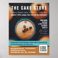 Bakade Muffinsar, cakery, cake Store-reklam