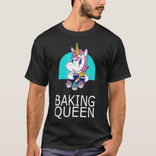 bakande drottning Funny Cake Decorator T Shirt