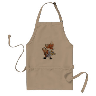 Bakande räv förkläde (Der Fuchs in der Küche)
