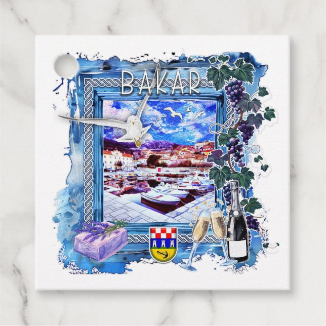 Bakar Gåvor Etiketter (Framsida)