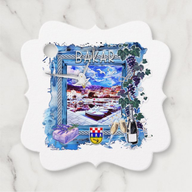 Bakar Gåvor Etiketter (Framsida)