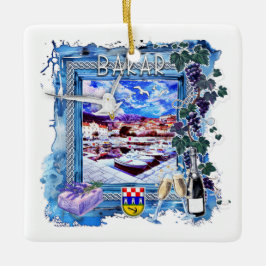 Bakar Julgransprydnad Keramik