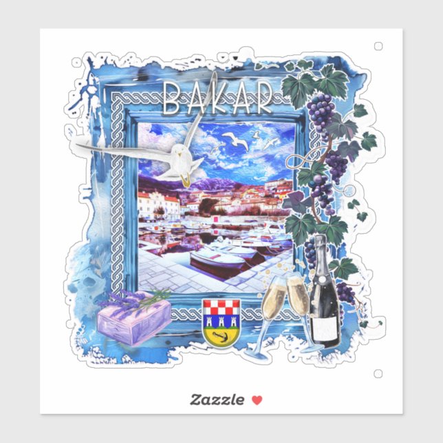 Bakar Klistermärken (Ark)