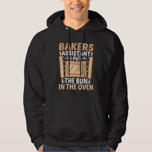 Bakaru2019s assistent jag lägger bunken i ugnen Ba Hoodie