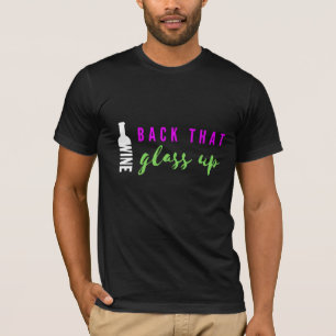 Bakåt glaset uppåt Vino teater T-Shirt