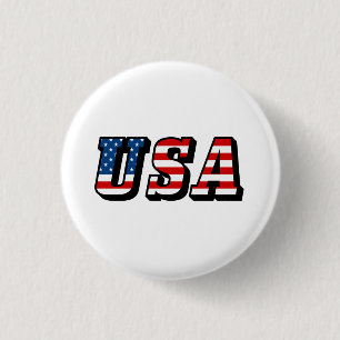 Bakåt-knapp för USA flagga-text Knapp